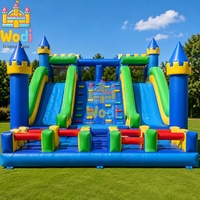 Château gonflable WODI de qualité commerciale en PVC de 0,55 mm, jeu gonflable Paw pour enfants et adultes, OEM disponible