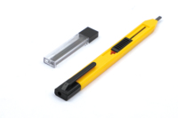 Crayon mécanique rechargeable pour charpentier avec mine plate pour le marquage de la construction et du travail du bois, marqueur de trous profonds OEM