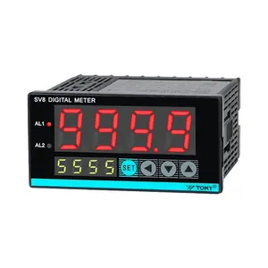 TOKY 48*96mm TC RTD Analog Signal Input 2 Alarm Output 4 Digits Digital Display Sensor Indicator