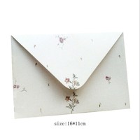 160x110mm Lettre Rétro Élégant Confession Pastorale Européenne Fleur Carte De Voeux Anniversaire Cadeau Boîte Déco Papeterie Enveloppe
