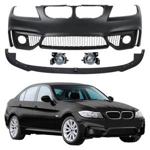 Kit carrosserie M Sport MT pour pare-chocs avant et arrière E90 Facelift pour Série 3 E90 320i 318i <span class=keywords><strong>325d</strong></span> 330i pour pare-chocs avant E90 M Sport - Product Image 1