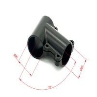 Raccord coudé à 20 degrés sur mesure pour tube métallique, connecteur à pince pour assemblage de cadre industriel, fournisseur OEM de quincaillerie