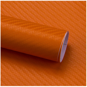 Gran oferta de fábrica, película de vinilo envolvente de fibra de carbono <span class=keywords><strong>3D</strong></span> súper transparente, pegatinas populares para coche en negro carbón - Product Image 2