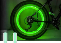 Tapón de Válvula para Bicicleta, Accesorios Pequeños, Válvula para Bicicleta de Montaña, Equipo para Bicicleta, Luz Nocturna para Ruedas, Linterna para Neumáticos