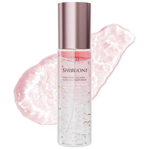 Maßgeschneidertes Lachs-DNA PDRN Veganes Organisches Anti-Falten Porenverkleinerndes Aufhellendes Rosa Gesichtsspray Zweischichtiges Gel-Serum Gesichtsspray - Product Image 1