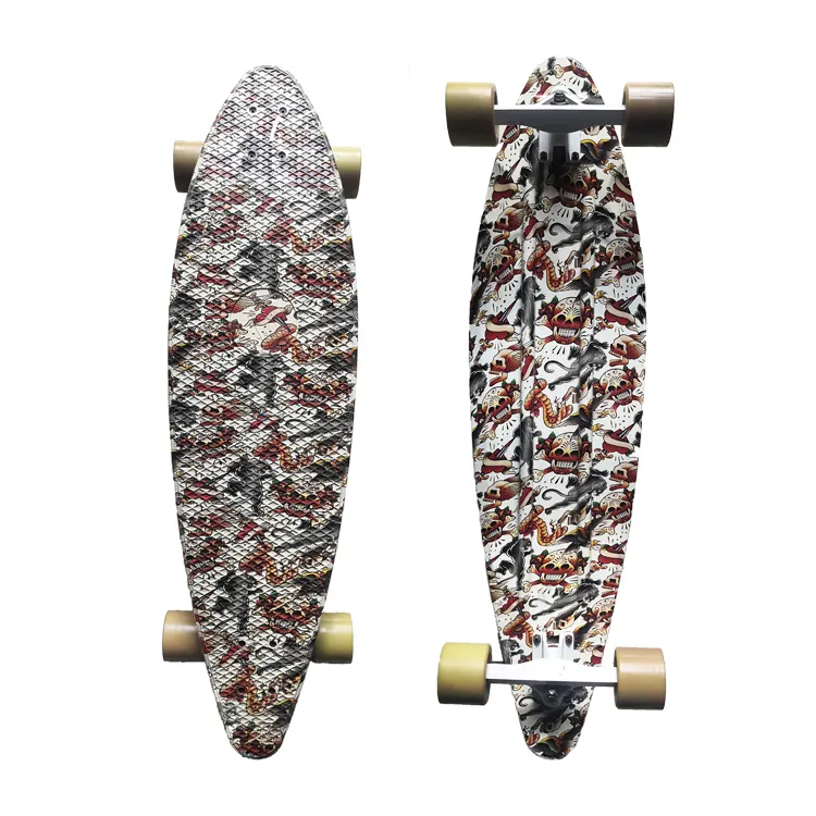 36 inch plastic four wheel skateboard manufacture customization