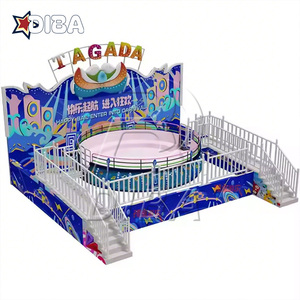 Nouvelle Arrivée <span class=keywords><strong>Manège</strong></span> de Parc d'Attractions Économique Grand Plateau Tournant Crazy <span class=keywords><strong>Tagada</strong></span> Disco en Promotion Carrousel en Fibre de Verre pour Extérieur et Intérieur - Product Image 3