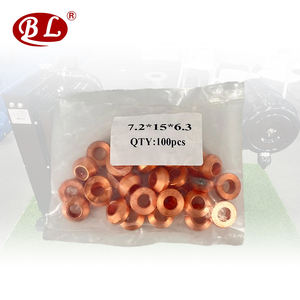 いすゞ 4be1 エンジン 4jg2 4hf1 ガスケット用インジェクター銅ワッシャー - Product Image 6