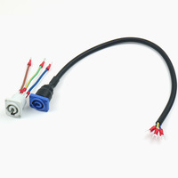 JINSANHU Universelles LED-Bildschirm-Beleuchtungs-Stromkabel mit Luftfahrtstecker, Dreikern-Eingang, 20A, große Bühnensteckdose, Kabelprodukt