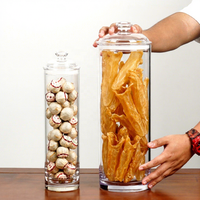 Pot de conservation hermétique en plastique écologique, grande capacité, portable, non toxique, pour aliments, garde la fraîcheur, idéal pour le garde-manger