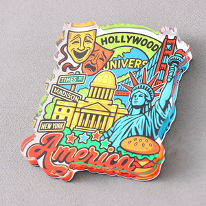 도매 프로모션용 아크릴 애니메이션 냉장고 자석, 맞춤 인쇄 아크릴 마그네틱 냉장고 기념품 선물 - Product Image 5