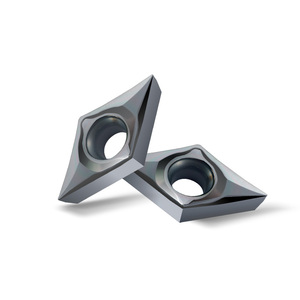 Độ chính xác DCGT11T302-FL biến chèn Công cụ Cắt cacbua vonfram chèn hoàn thiện mài để gia công thép không gỉ - Product Image 1