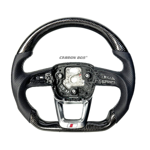 Volant en fibre de carbone Alcantara directement de l'usine pour <span class=keywords><strong>Audi</strong></span> <span class=keywords><strong>RS4</strong></span> A4 B8.5 TT 8J A4 B6 4F S8 D4 S4 B8.5 RS3 8V A6 C6 4F TT <span class=keywords><strong>MK1</strong></span> - Product Image 1