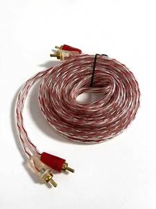 Cable divisor de audio 1RCA macho a 2RCA hembra, chapado en oro, para estéreo de coche, adaptador de señal HIFI RCA - Product Image 4