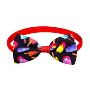 Collier pour animaux de compagnie en polyester de luxe, multicolores, à la mode, avec rubans, pour chats et chiens - Confortable et réglable, vente en gros - Product Image 5