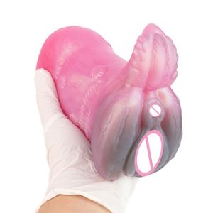 Masturbadores de Fantasía de Primera Calidad, Masturbadores Masculinos con Forma de Monstruo para Masaje de Pene, con Doble Canal, Silicona de Fantasía Única, Multicolor - Product Image 5