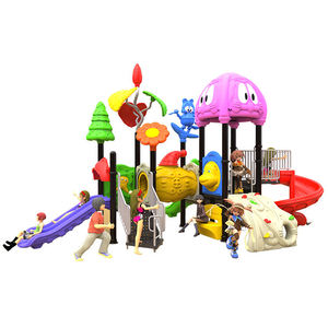 Cao playability đa dạng phong cách thương mại trẻ em Slide công viên giải trí một cách an toàn cơ sở thiết bị nhựa trượt sân chơi ngoài trời - Product Image 1