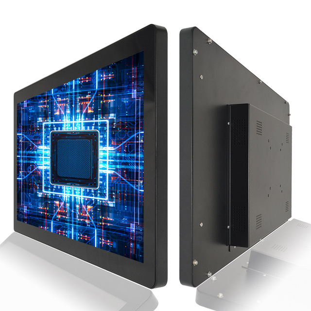 19/21.5/23.6 Inch Capacitive Touch Industrial Monitor With VGA HDMI USB Interface Advertise HD LCD Screen Industrial Monitor