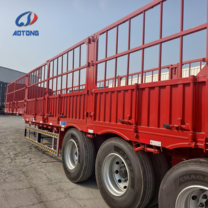 Recinzione semirimorchio 3 asse tipo palo rimorchi <span class=keywords><strong>camion</strong></span> per bovini ovini suini trasporto di animali da carico <span class=keywords><strong>camion</strong></span> rimorchi - Product Image 3