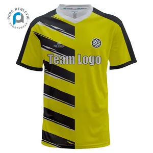 Maillot de l'équipe brésilienne Pure, maillot de l'équipe nationale de football, ensemble complet pour enfants, jaune, bleu, uniforme de football