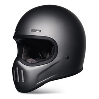 Casques de moto intégrales rétro TT&COCASCOS en fibre de verre, casque vintage TT&CO en fibre de verre, café racer, scooter, cyclomoteur