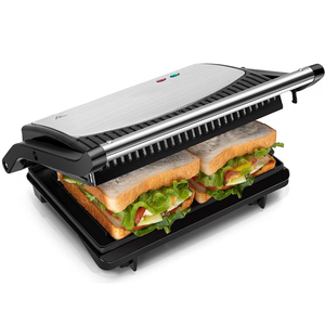 Gril électrique Commercial de bonne qualité, Grill de Contact à gaz <span class=keywords><strong>en</strong></span> <span class=keywords><strong>fonte</strong></span>, Machine à Steak, <span class=keywords><strong>Barbecue</strong></span> électrique, Panini - Product Image 2