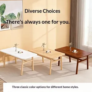 Juego de Mesa de Comedor Rectangular de Madera Moderna con <span class=keywords><strong>4</strong></span> Sillas, para Apartamentos Pequeños, Restaurantes, Hogar, Comercial, Estilo Minimalista - Product Image 6