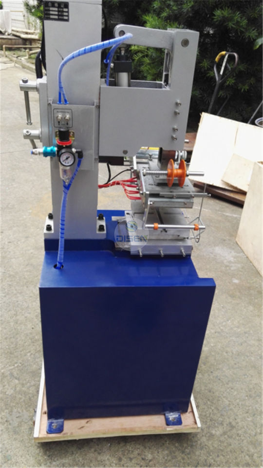 Mini Digital Leather Wood Embossing Brand Logo Custom Hot Foil Stamping Machine with Pneumatic Cylinder Hot Pressing · image 5