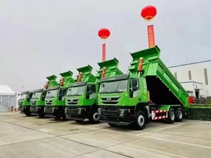 Camión volquete Saic Hongyan 6x4 350HP Euro 2 Camión <span class=keywords><strong>de</strong></span> <span class=keywords><strong>transporte</strong></span> <span class=keywords><strong>de</strong></span> ingeniería Camión volquete personalizado - Product Image 5