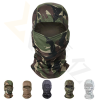Aiyi Couvre-chef tactique intégral Écharpe de camouflage Opération extérieure Balaclava Équipement tactique africain