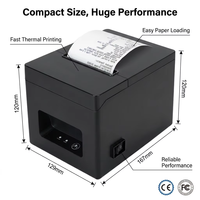 Impresora Térmica de Recibos T320, Impresora Térmica Directa de 80 mm con Puerto USB y LAN - Para Cocina, Comercio Minorista y Supermercados, Compatible con Mac y Windows