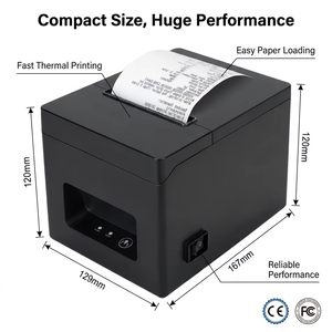 <span class=keywords><strong>Imprimante</strong></span> thermique de reçus T320, <span class=keywords><strong>imprimante</strong></span> thermique directe 80 mm avec port USB LAN - Cuisine, commerce de détail, supermarché pour <span class=keywords><strong>Mac</strong></span> et Windows - Product Image 2