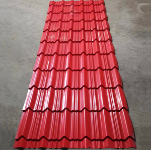 Tôle de toiture ondulée en <span class=keywords><strong>acier</strong></span> <span class=keywords><strong>galvanisé</strong></span> prélaqué (PPGI) à haute réflexion de chaleur solaire pour la construction de toitures industrielles - Product Image 3