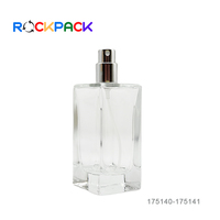 Flacon de parfum en verre à sertir, 30 ml, 100 ml, flacon de parfum vide de luxe, flacon de parfum en verre