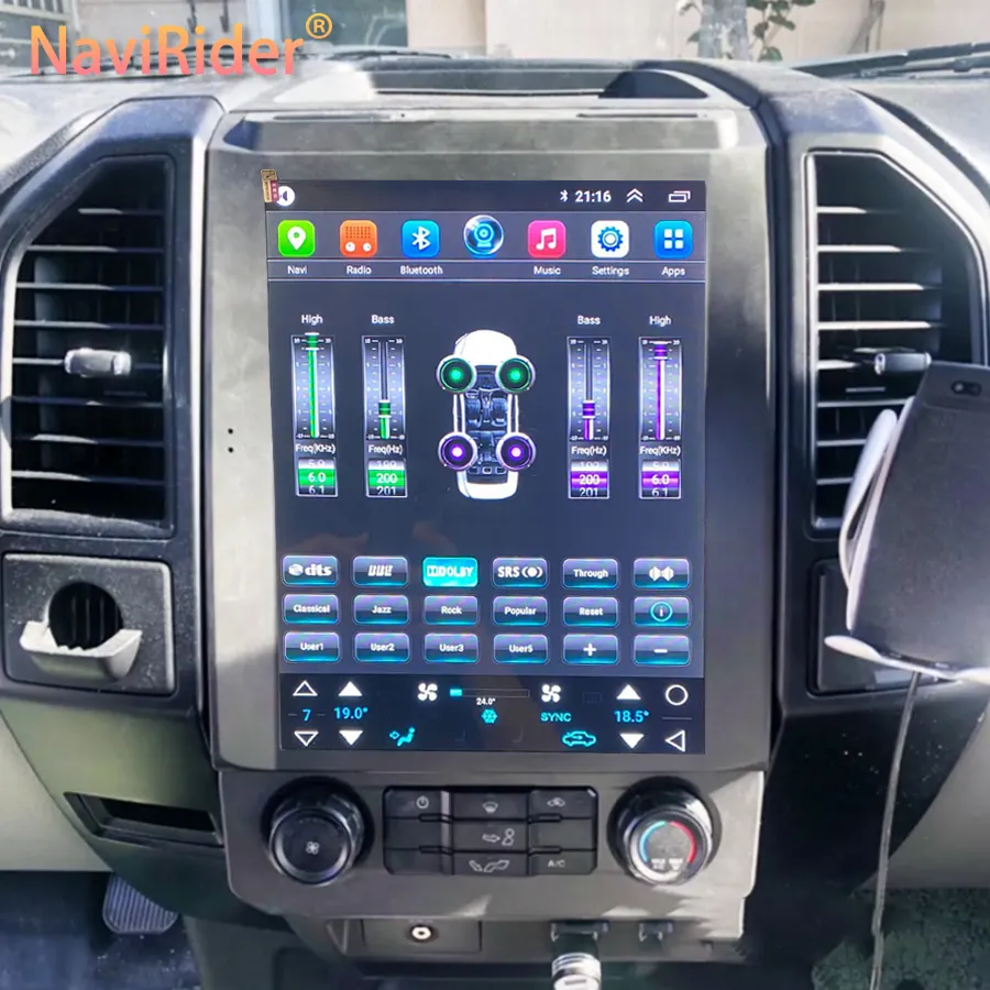 12.1 Tesla Screen Autoradio Für Ford Raptor F150 F250 F350 F450 F650 2015-2019 Android GPS Autoradio Multimedia Video Player