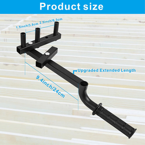 Jh-mech boong Board uốn công cụ gia cố tay hàn khớp cao su thoải mái grip Carbon thép decking cờ lê công cụ - Product Image 2