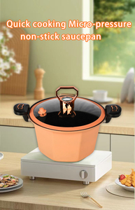Vente chaude Écologique Double Oreille Conception Haute Pression En Fonte Cuisinière Antiadhésive Maison Soupe Pot Meilleur Couvercle En Verre Lauréat - Product Image 4