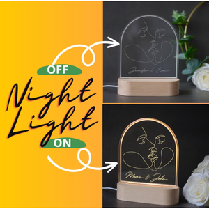 2025 Hot Sale Wholesale Dining <b>Table</b> Oval RGB Carved Blank Acrylic Panel Wooden <b>Lamp</b> LED <b>Base</b> Wooden LED <b>Lamp</b> <b>Base</b> <b>Table</b> <b>Lamp</b> - Product Image 3