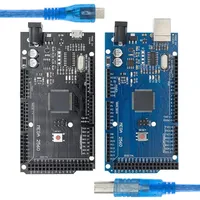 MEGA2560 MEGA 2560 R3 (ATmega2560-16AU CH340G) Placa de Desarrollo USB AVR MEGA2560 PRO para Arduino, Placa de Expansión, Kit DIY