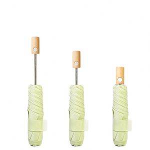 Sombrilla de Doble Uso para Mujer, Automática, Moderna, Compacta, Portátil, con Esquinas Redondeadas, Protección UV, Seccional, para Lluvia y Sol - Product Image 5