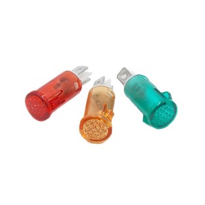 Luz indicadora de plástico de 12 mm, LED rojo, verde, naranja, lámpara de señalización para electrodomésticos de cocina - Product Image 1