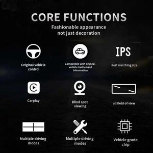 Pour Chevrolet Cruze Lacetti Classic Lacett 2009-2014 Tableau de bord numérique LCD Panneau d'instruments Cockpit Compteur de vitesse Carplay - Product Image 4