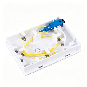 Caja Terminal de Roseta de Fibra Óptica FTTH OTB de 1 Núcleo para Montaje en Escritorio o Pared, para Adaptador Simplex SC/Dúplex LC, Equipo de Red Interior - Product Image 3