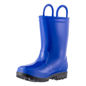 Bottes de <span class=keywords><strong>pluie</strong></span> imperméables en PVC antidérapantes bleues tendance pour enfants YL-2199 – Vente en gros - Product Image 5