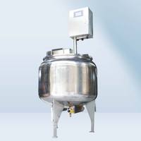 Porschlin acier inoxydable oeuf lait jus stérilisateur lot machines de transformation laitière gaz lait pasteurisateur