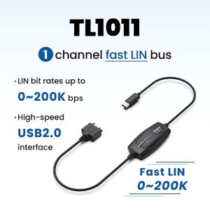 Carte électronique GGDX Tosun TL1011 FastLIN Mode avec interface USB LIN, prend en charge le chargement de fichiers de base de données LDF à 200 Kbps - Product Image 2