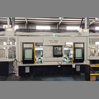 Tour CNC robuste à double broche opposées MW15 pour la production automatique de pièces métalliques à grande vitesse