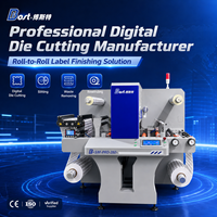 Machine de découpe automatique d'autocollants BOST SM-350pro avec écran tactile PLC, numérique, pour étiquettes en rouleau, entraînement servo haute performance, 100-240V AC