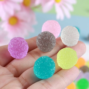 Pacquet de Matériaux pour Slime : Bonbons de Sable en Plastique, 12 Couleurs, pour DIY, Accessoires pour Cheveux Faits Main, Remplissage de Slime, Boules de Sucre - Product Image 4