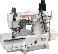 Machine à coudre à point interlock à lit plat haute vitesse DS-562D-01CB-UT